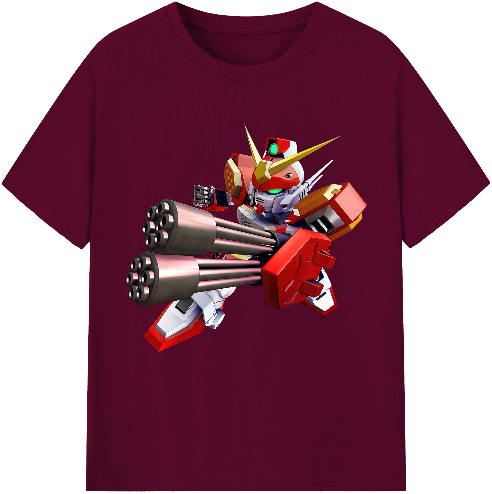 （画像用） 機動戦士ガンダム Mobile Suit Gundam レディースカジュアルプリントTシャツ（綿100％）